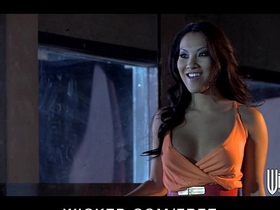 Passionate Asian babe Asa Akira fucks her man