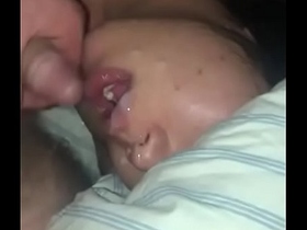 Asian Girlfriend Gets Facial