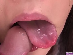 Naomi Sugawara throats two dicks than swallows big time - More at Slurpjp.com