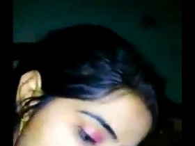 Hot newly married Indian wife sucking neighbor's cock cheating with hubby