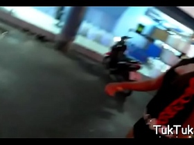 Peachy thai cutie in a hot action