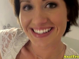 Analsex loving gf gets both holes poked