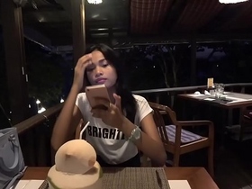 She did not move for a while keeping creampie