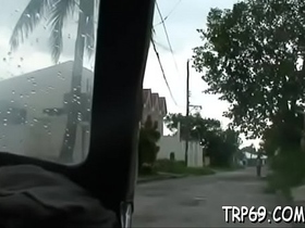 Hard dong for a raunchy playgirl